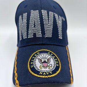 United States Navy Baseball Cap Hat US Navy Hat Official Product of the US Navy